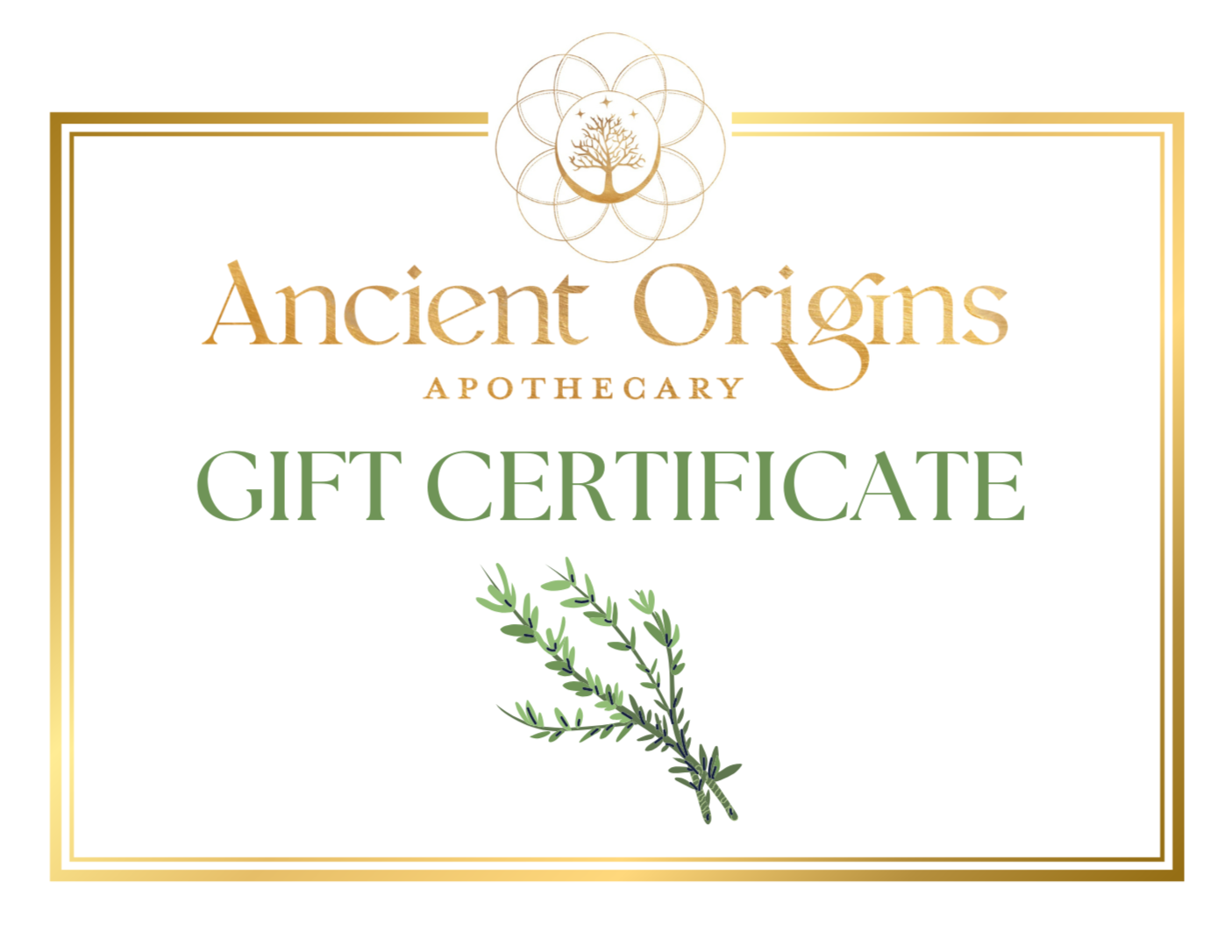 Gift Certificate