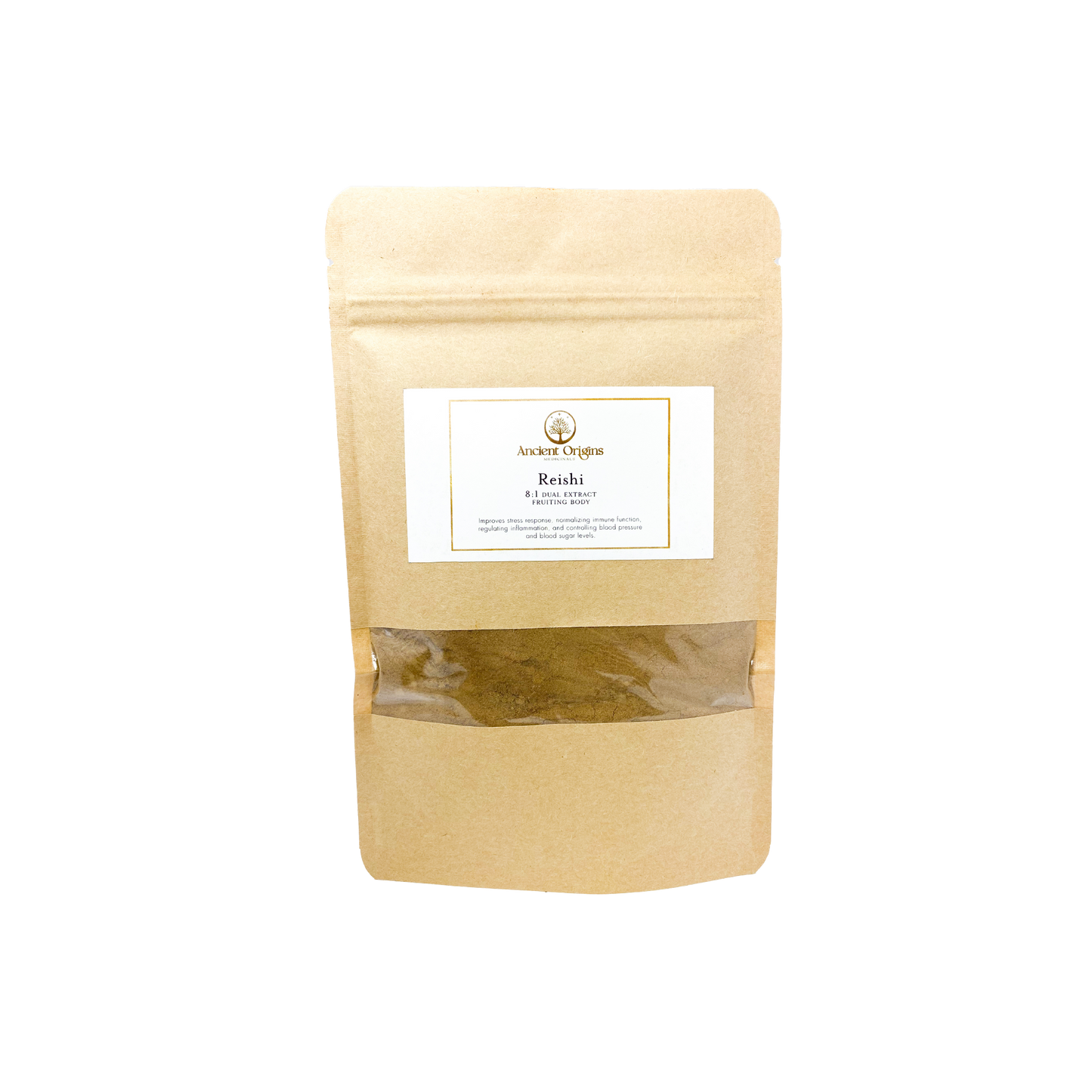 Reishi 8:1 Dual Extract Fruiting Body Powder