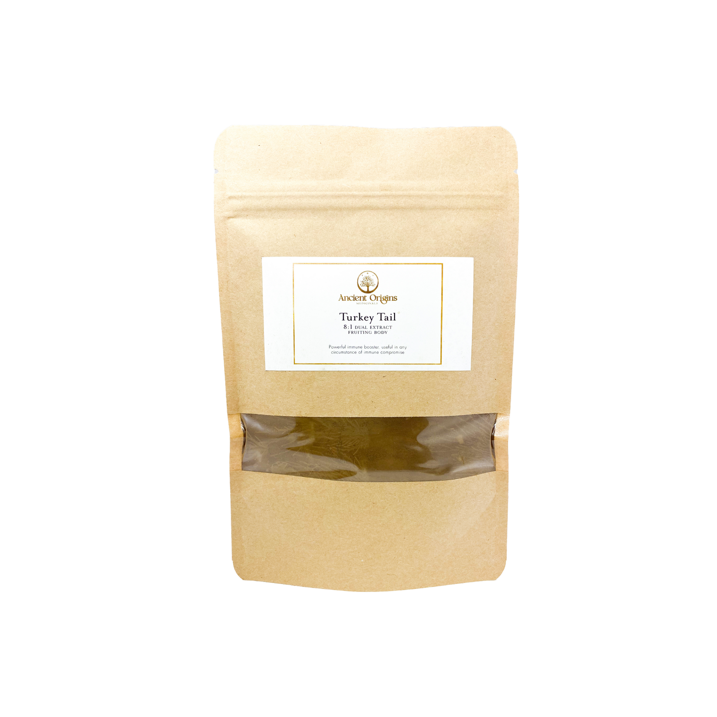 Turkey Tail 8:1 Dual Extract Fruiting Body Powder