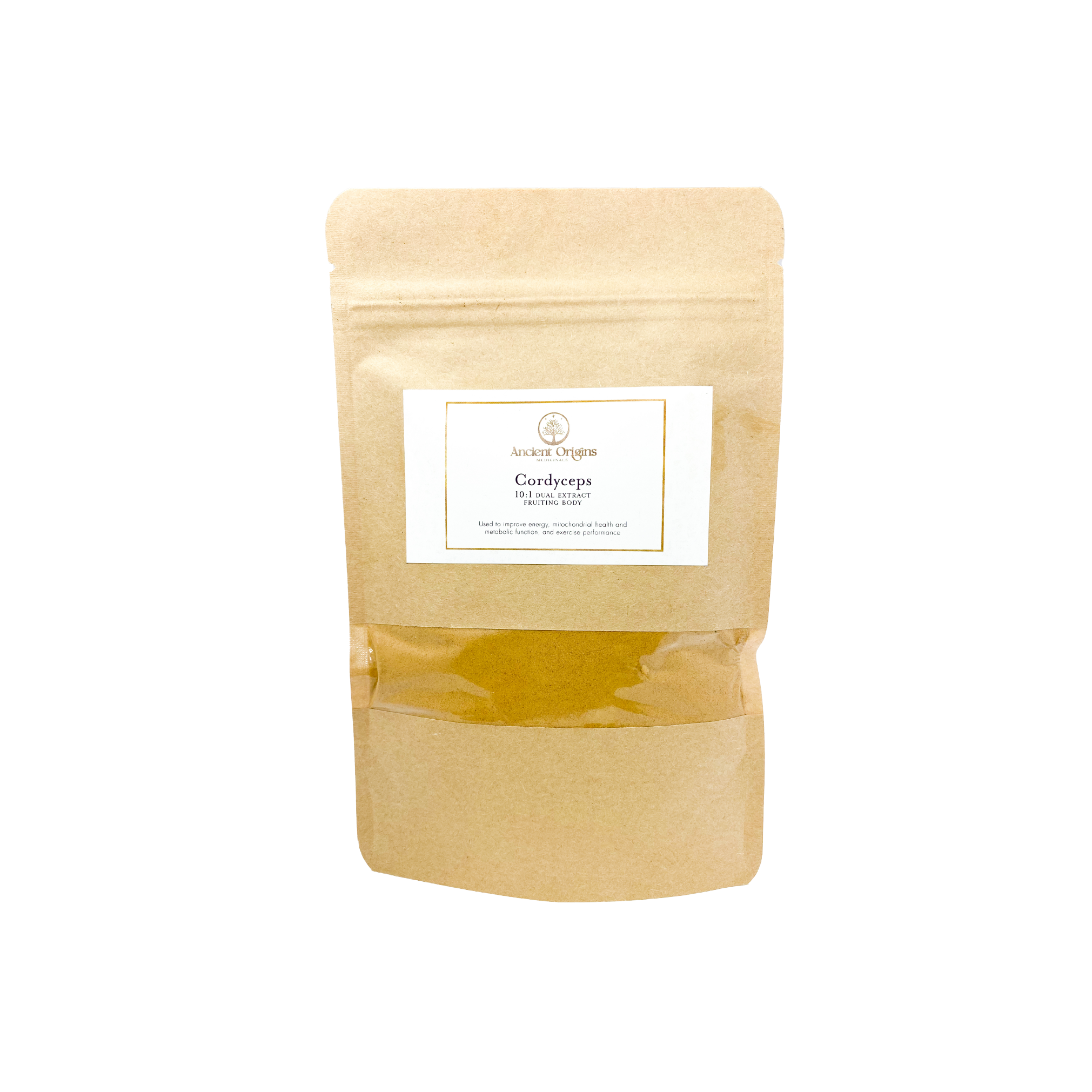 Cordyceps 10:1 Dual Extract Fruiting Body Powder