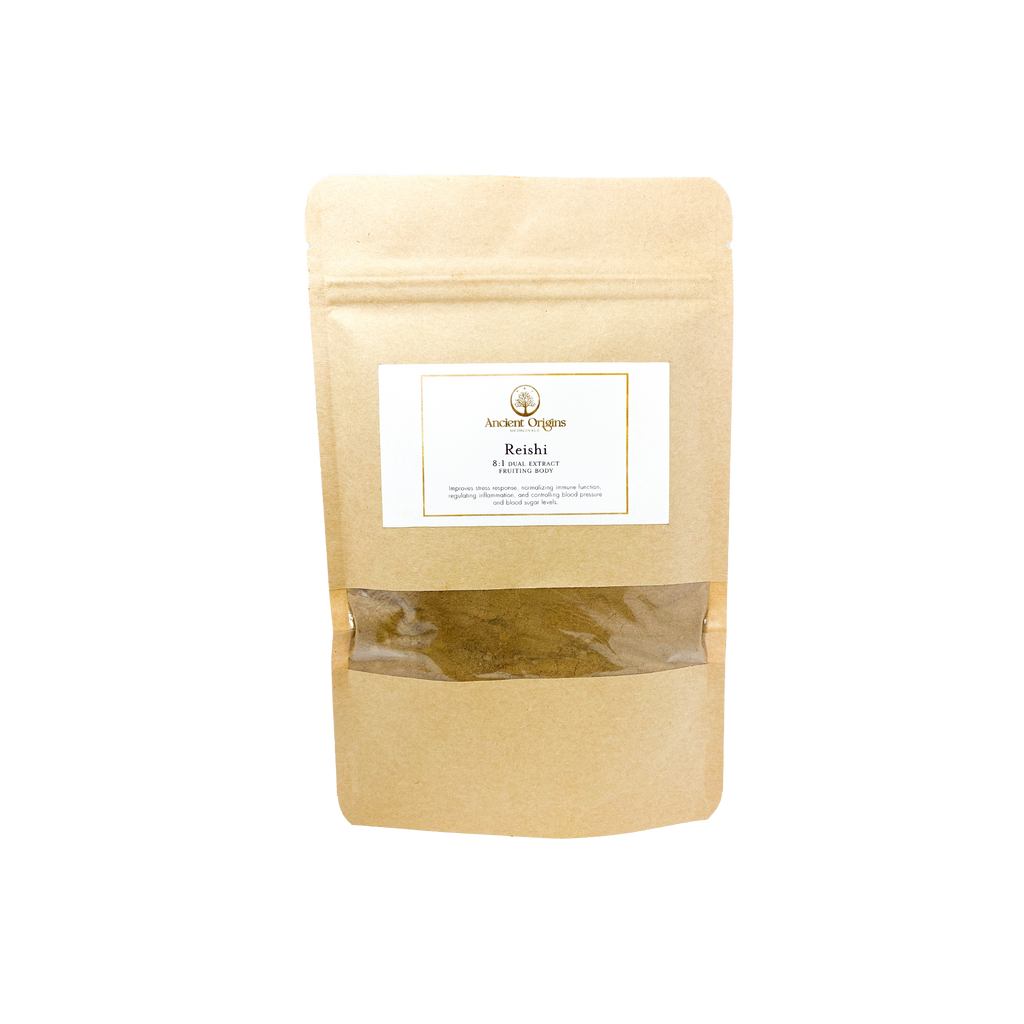 Reishi 8:1 Dual Extract Fruiting Body Powder